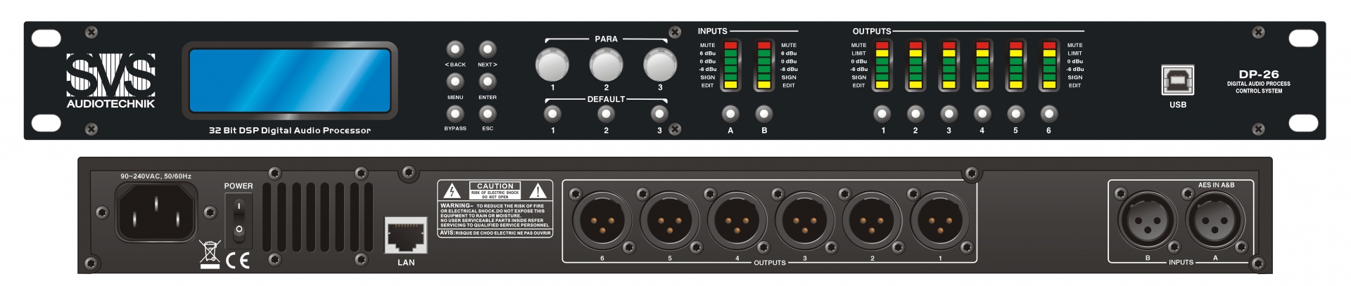 SVS Audiotechnik DP-26 Цифровой процессор: 2 входа 6 выходов в Курске