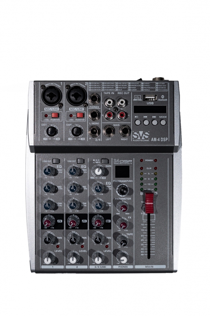 SVS Audiotechnik mixers AM-4 DSP Аналоговый микшерный пульт, 4-канала в Курске
