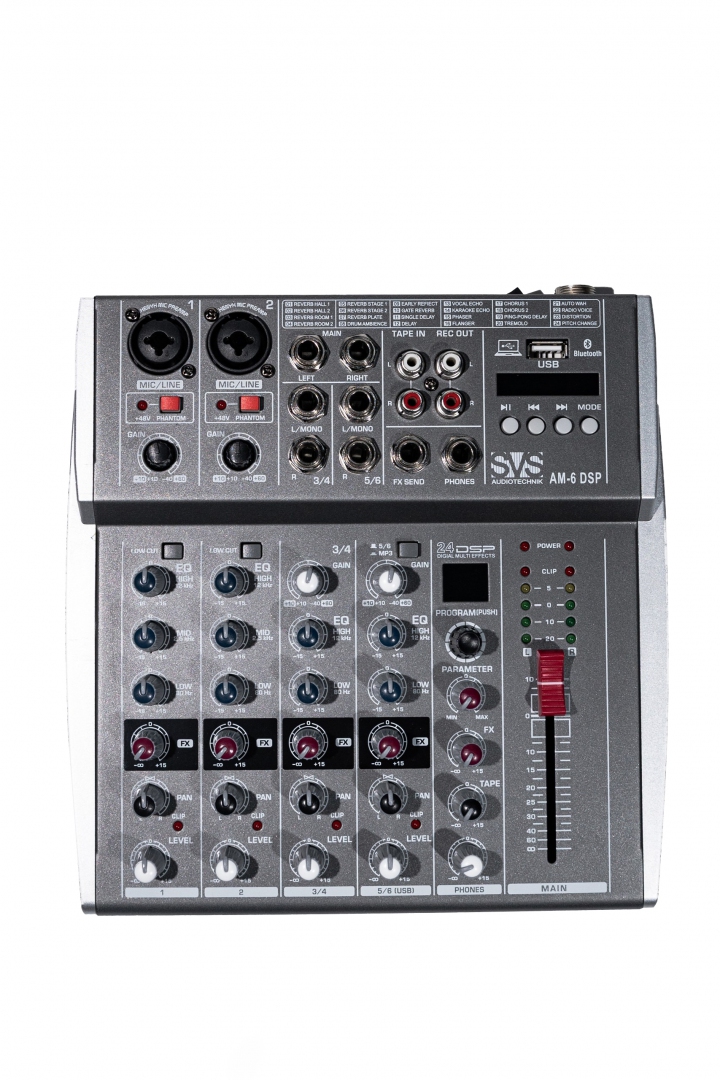 SVS Audiotechnik mixers AM-6 DSP Микшерный пульт аналоговый, 6-канальный SVS Audiotechnik mixers в Курске