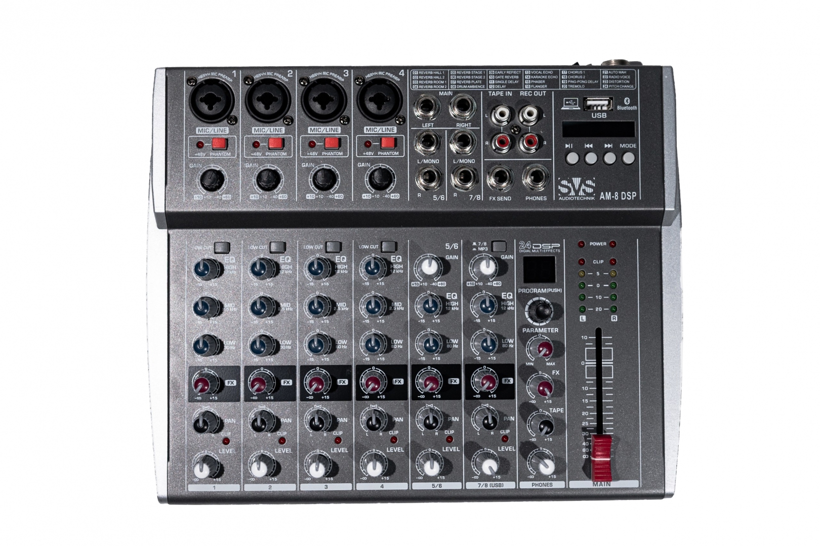 SVS Audiotechnik mixers AM-8 DSP Микшерный пульт аналоговый, 8-канальный в Курске